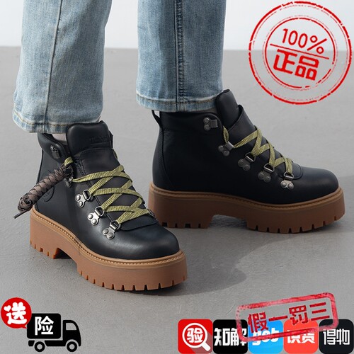 添柏岚（Timberland）女鞋马丁靴 秋季新款户外防滑防水透气运动