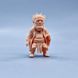 【嗯哼模型】现货1:64人偶1:43微缩白模 黑神话 金池长老 W026