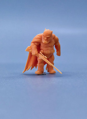 SuperGe1/64白模人偶Q版蝙蝠侠20mm素模直接上色S344