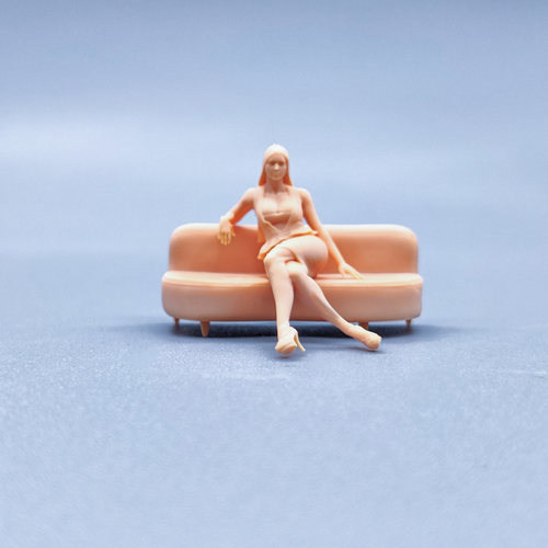 【嗯哼模型】现货1:64人偶1:43微缩白模 黑客帝国Persephone W015
