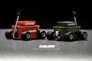 【嗯哼模型】CARLOMO SP01 1:64 美式复古推车卡丁车 树脂 可滚动