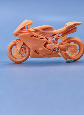 SuperGe1/64白模摩托车2016奥古斯塔F4RR素模直接上色T212