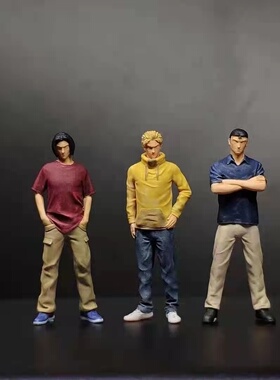 藤原微观&毫厘间 联名款 1/64 庄司慎吾&高桥启介&中里毅 收藏