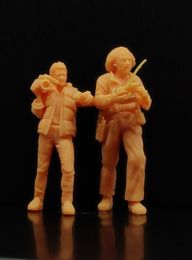 SuperGe1/64白模人偶回到未来布朗博士—马丁素模直接上色T508