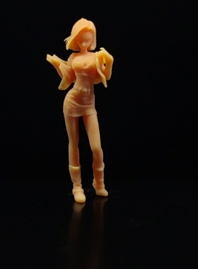 SuperGe1/64白模人偶撩衣18号素模直接上色T420