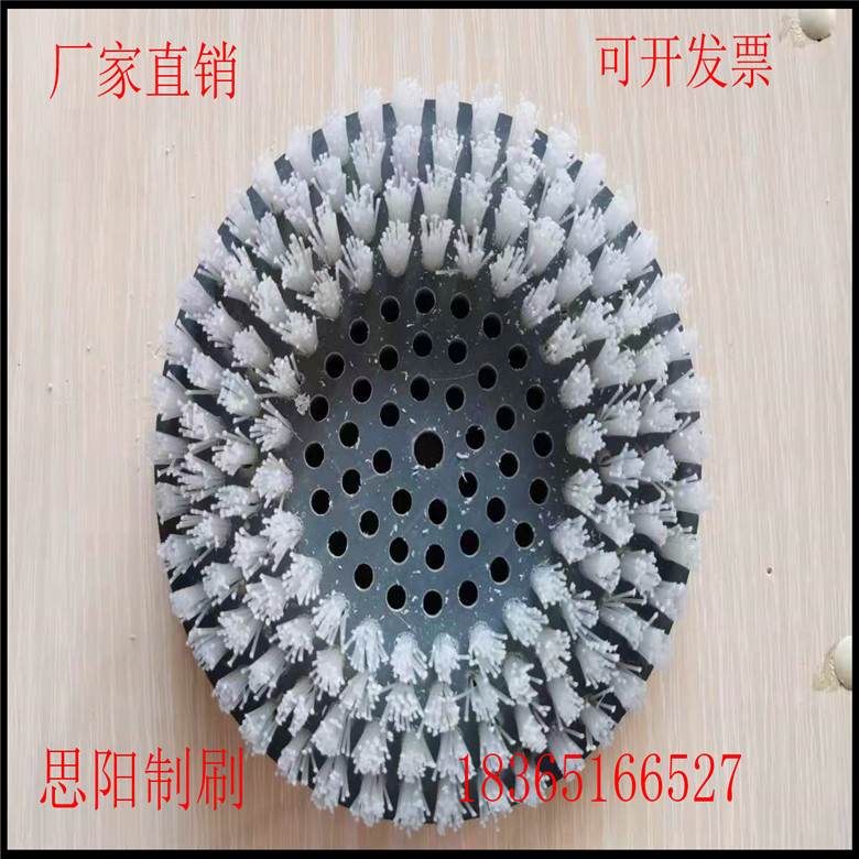 厂家直销尼龙丝毛刷盘圆形猪鬃马钢丝刷/钢丝清洁刷
