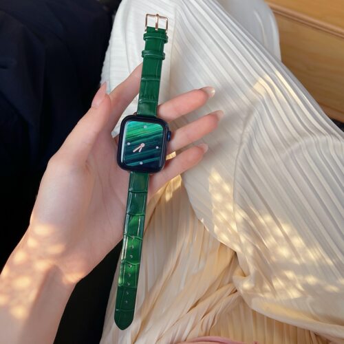 手表带西班牙小牛皮静静的