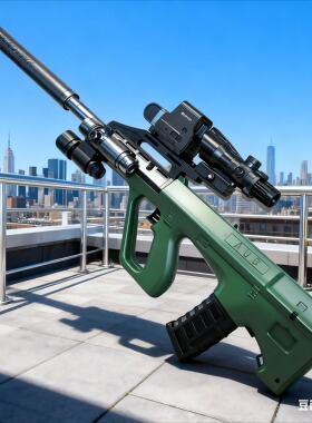 新款轩辕AUG手自一体电动连发儿童玩具突击男孩游戏同款生日礼物