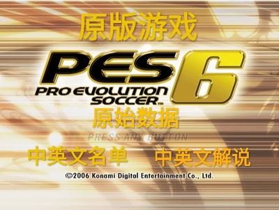 原版PES6实况足球10高清中文2010南非世界杯特别珍藏版PC单机游戏