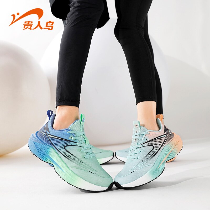 贵人鸟户外马拉松跑鞋女跑步鞋正品2026春夏季回弹轻便软底男跑鞋