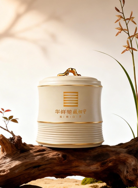 【官方正品】华祥苑15年陈老寿眉散泡坛装400g福鼎白茶推荐藏相守