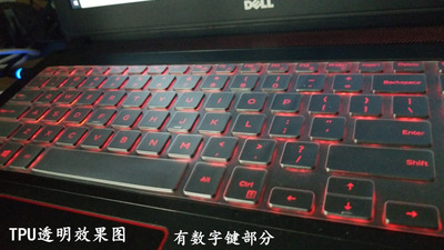 ✅✅15.6寸戴尔灵越游匣5577笔记本G5键盘膜inspiron15电脑5000保护贴膜7577防尘全覆盖G3 5570 7567 7559 G7
