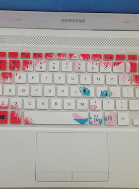 三星450R4V键盘保护贴膜14英寸450R4E电脑450R4J笔记本450R4Q全覆盖455R4J防尘4450RV可爱530U4E套罩垫彩色NP