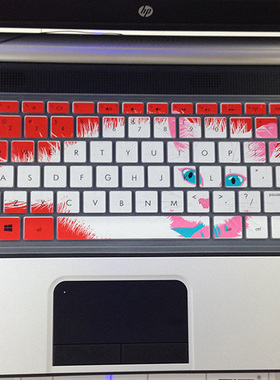 惠普246 G3(K3X89PA键盘保护贴膜14英寸电脑笔记本全覆盖防尘套罩垫非夜光发按键膜凹凸透明硅胶彩色可爱卡通