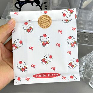 ins高颜值苹果KT猫合集面包纸袋出卡打包DJY手帐礼品袋糖果包装袋