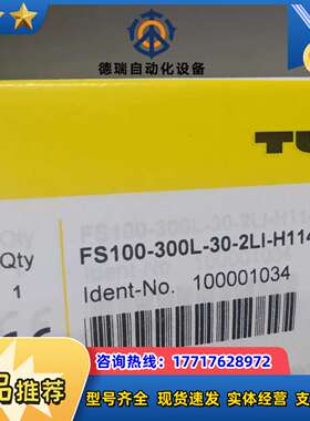 图尔克FS100-300L-30-2LI-H1141议价