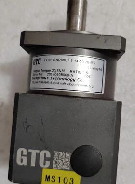 GTC减速机GNP60L1-5-14-50-70-M5二手拆机功能包好成色如图