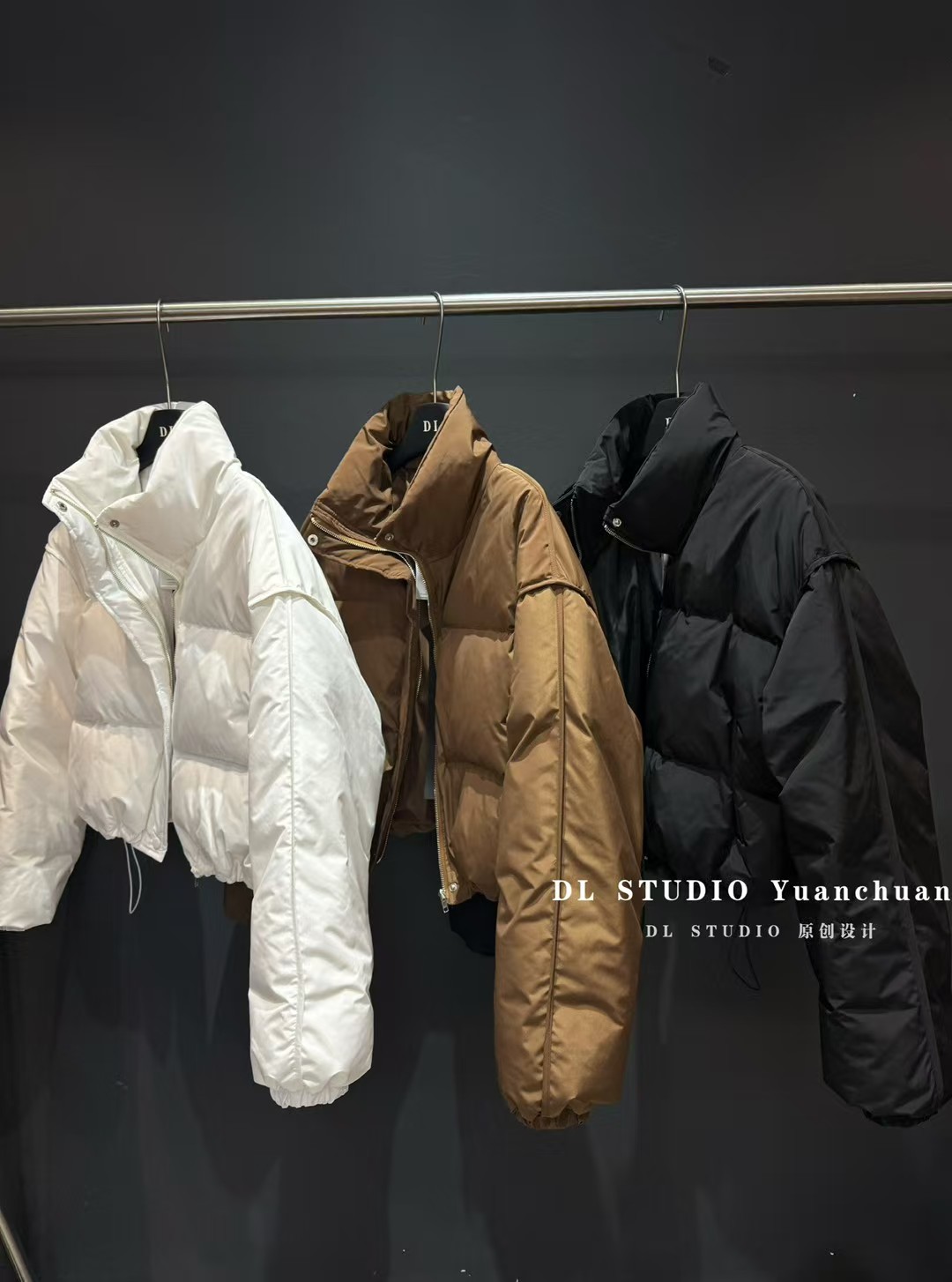 2025冬季新款韩版宽松显瘦百搭短款立领面包服羽绒服外套女9706