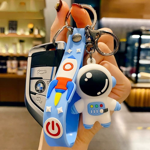 Кукла из мягкой резины, мультяшный брелок, силиконовый космический космонавт для влюбленных, рюкзак, аксессуар для сумки, аксессуары, подарок на день рождения