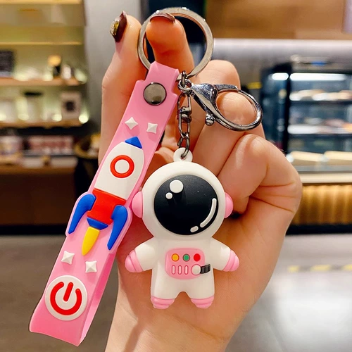Кукла из мягкой резины, мультяшный брелок, силиконовый космический космонавт для влюбленных, рюкзак, аксессуар для сумки, аксессуары, подарок на день рождения