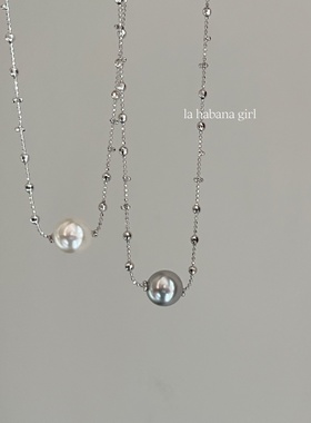 LaHabanagirlS925银星系项链