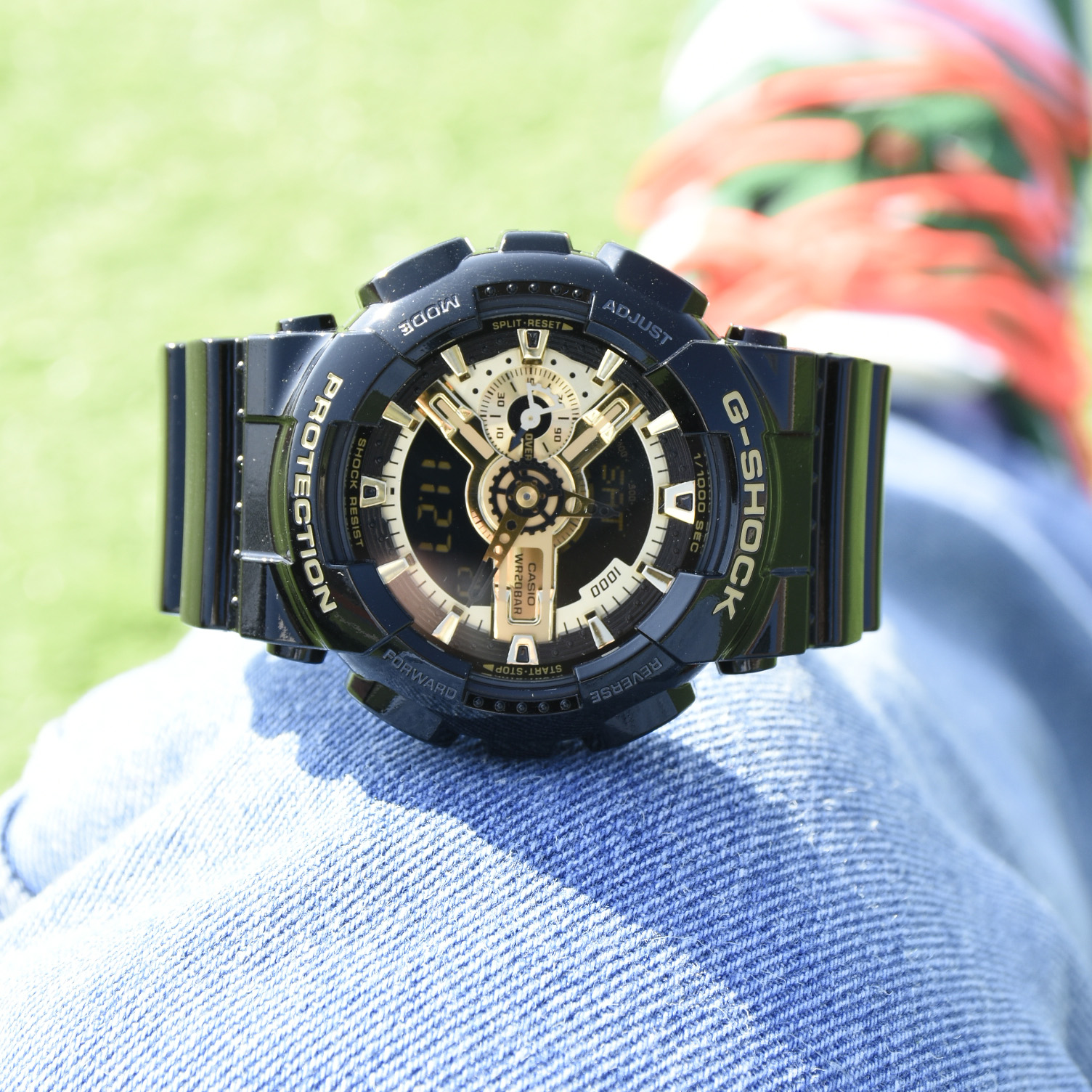 卡西欧黑金G-SHOCK男女学生手表