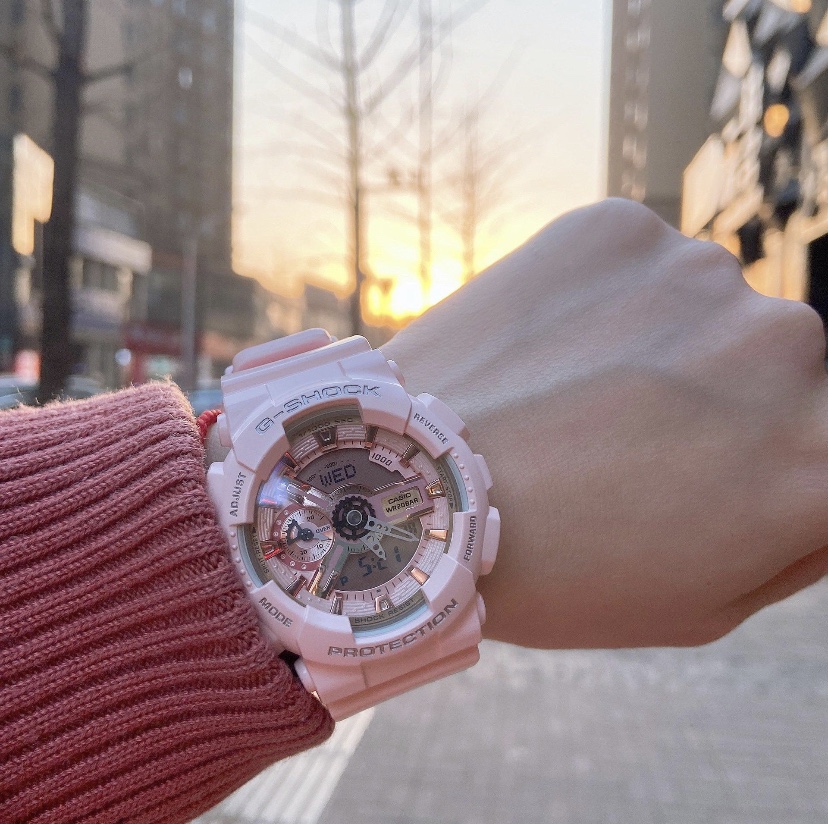 casio卡西欧双显运动手表