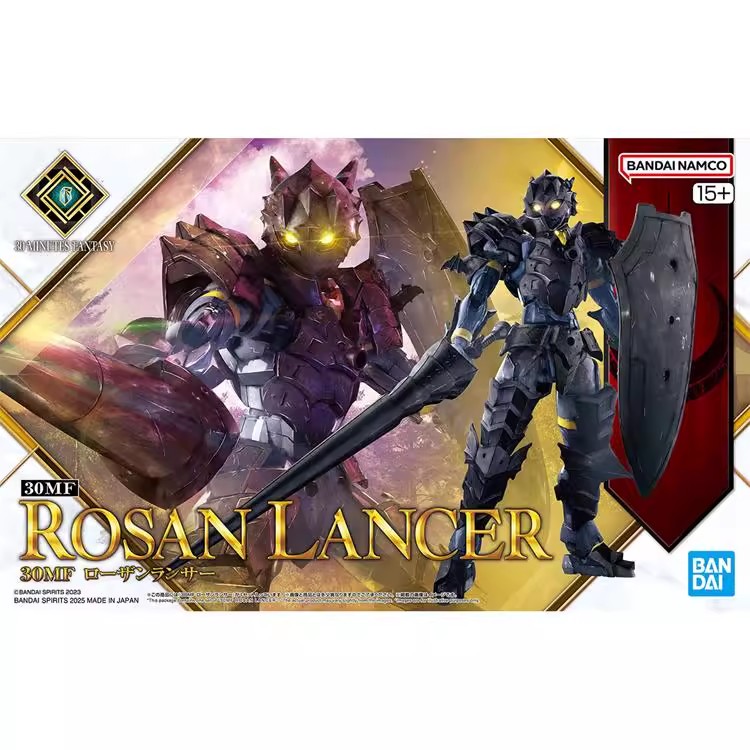 现货包邮 万代30MF 幻想系列12 罗萨ROSAN LANCER 枪兵 拼装模型