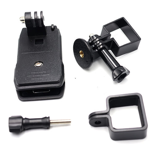 运动相机云台背包夹固定支架