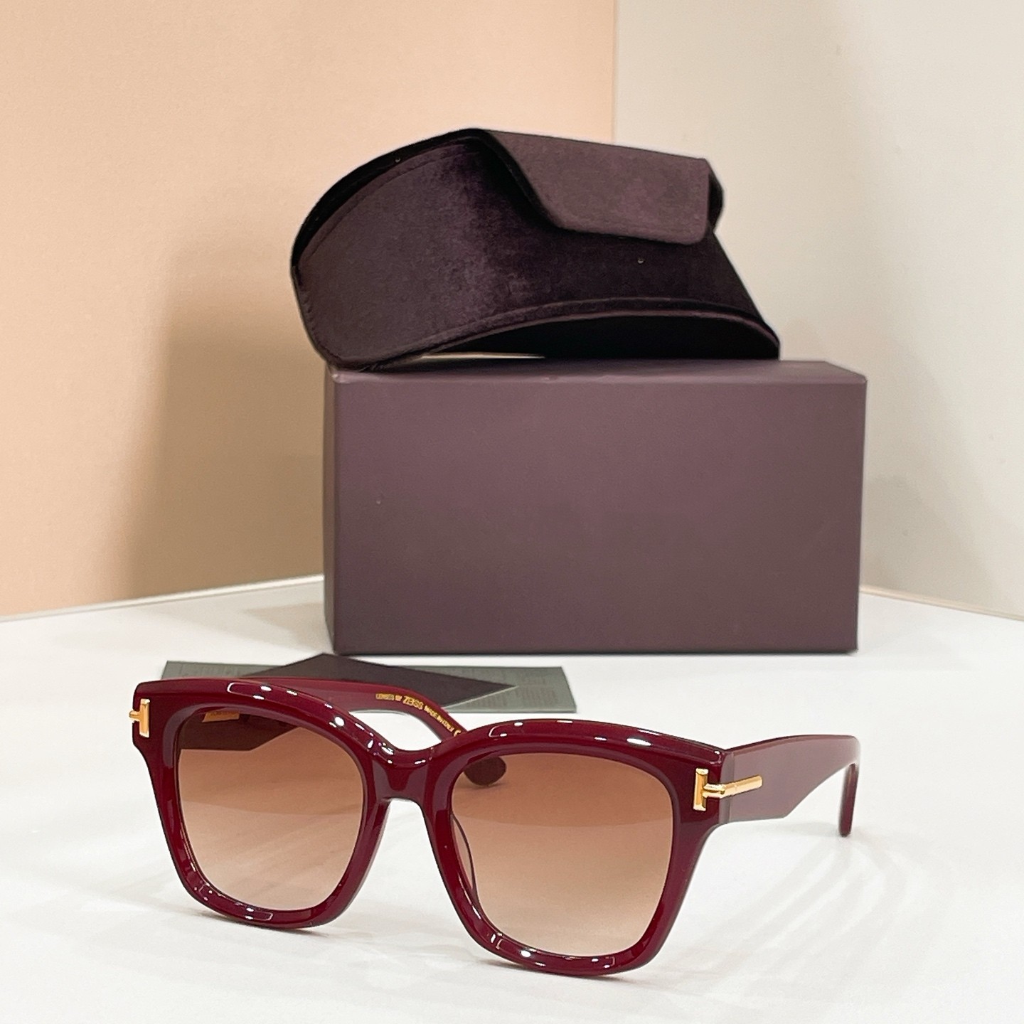 超酷大框欧美简约飞行员太阳镜黑色复古显脸小墨镜防紫外线FT1329