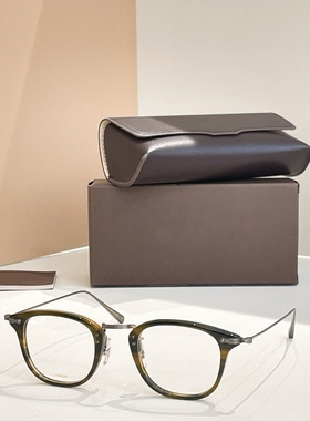 李健同款眼镜框架钛复古近视眼镜光学镜框梨形惠灵顿框型 OV5389U