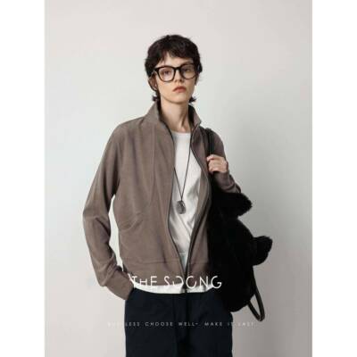 THHBWT5412E毛SON/德绒动HBWT5412O开衫G卫衣美混奴羊利纺锁温加