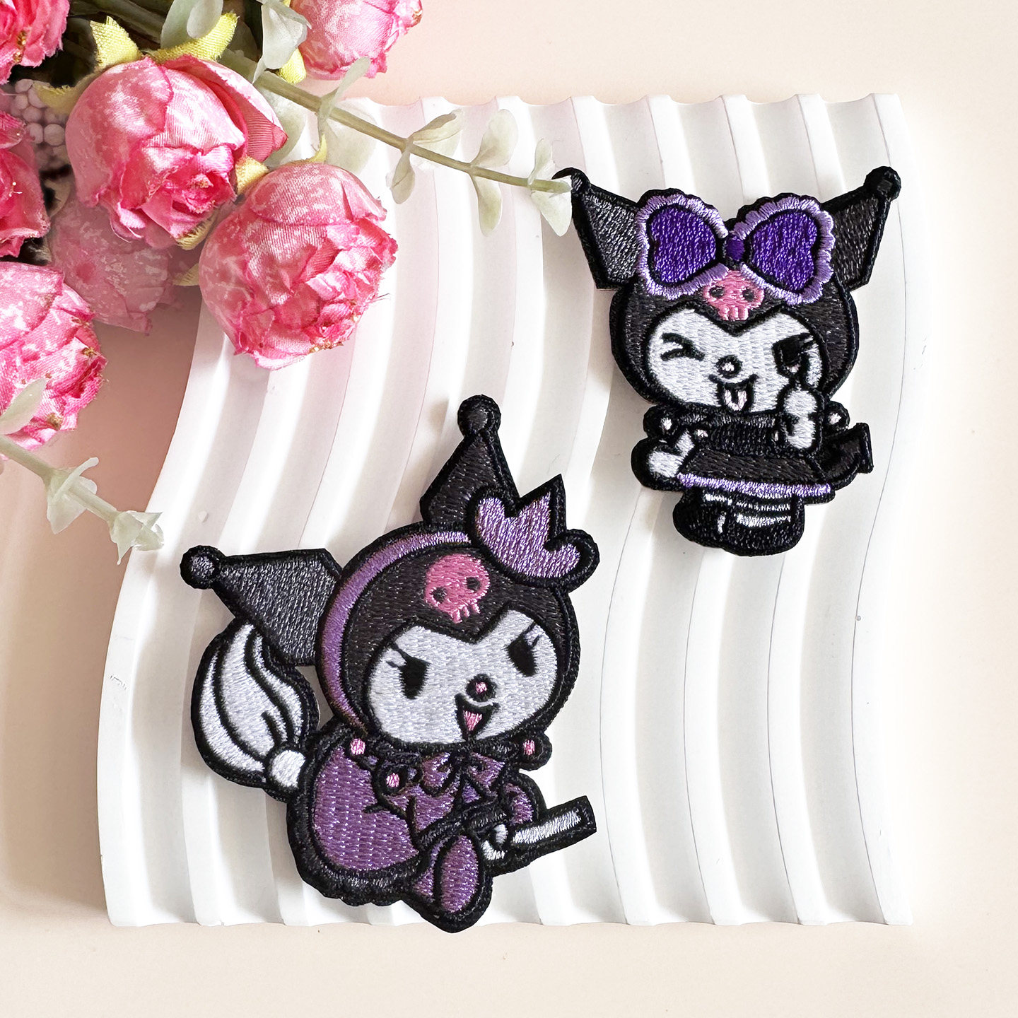 自粘布贴卡通三丽鸥库洛米刺绣布贴衣服补丁贴布包包手账装饰贴花,居家布艺,布贴,淘宝优惠券,粉丝福利购,淘宝优惠卷