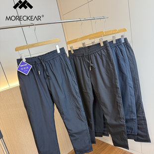 重磅推荐！无惧严寒！外贸男装冬季松紧腰防风保暖直筒休闲羽绒裤