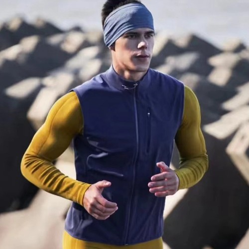 柜898！意大利好货!高端男士户外情侣运动跑步健身休闲马甲背心潮