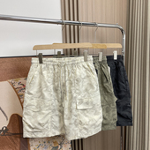 迷彩印花 工装 外贸男装 颜值在线 夏季 松紧腰宽松休闲五分裤 短裤