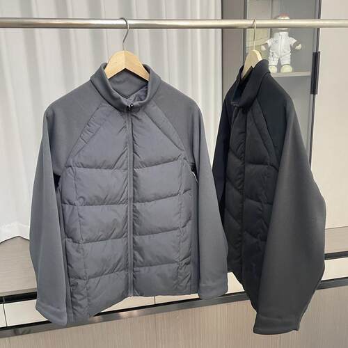 防风立领保暖羽绒服外套