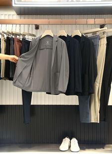 轻奢全压胶单西UPF50 轻若无物 防晒冰丝凉感透气男西服 神品