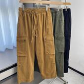 秋季 立体大口袋 男士 外贸直筒工装 自留推荐 休闲长裤 全棉纱卡