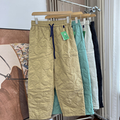 男女同款 外贸男装 冬季 一条过冬 户外防泼水运动夹棉保暖休闲裤