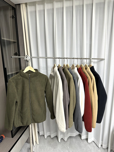 摇粒绒防羊羔绒夹克外套