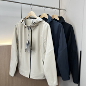 春季 外贸男装 户外轻量化休闲连帽夹克外套潮 防风防水 性价比高