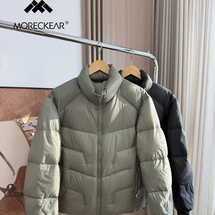 性价比炒值!90白鸭绒!外贸男装冬季户外加厚防寒立领羽绒服外套