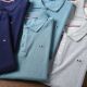珠地棉面料 POLO衫 外贸男装 商务休闲刺绣翻领短袖 潮 夏季 欧美单