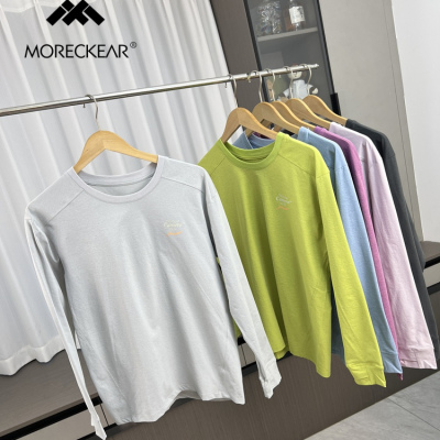 健身速干抗菌休闲运动长袖T恤