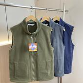 强烈推荐 户外运动休闲立领摇粒绒马甲 秋冬季 聚热保暖 外贸男装