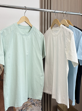 户外飞禽机能线！高端压胶+激光打孔！夏季男士外贸速干短袖T恤杉