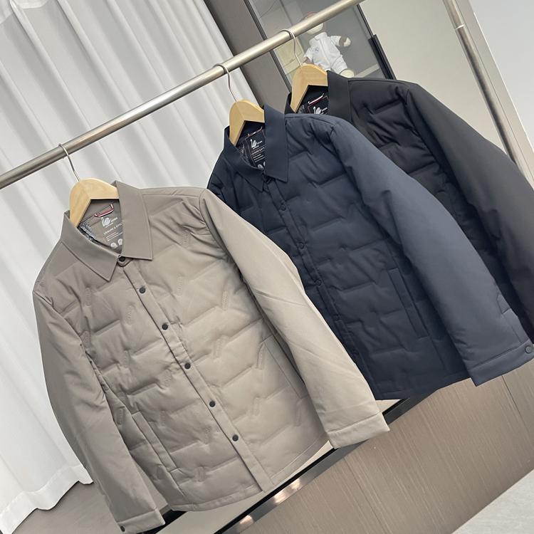 舒适保暖翻领羽绒服外套潮