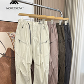 休闲裤 男女同款 潮 秋季 户外防泼水复古工装 立体多口袋 外贸男装