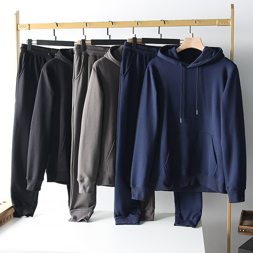 时尚休闲连帽卫衣卫裤套装